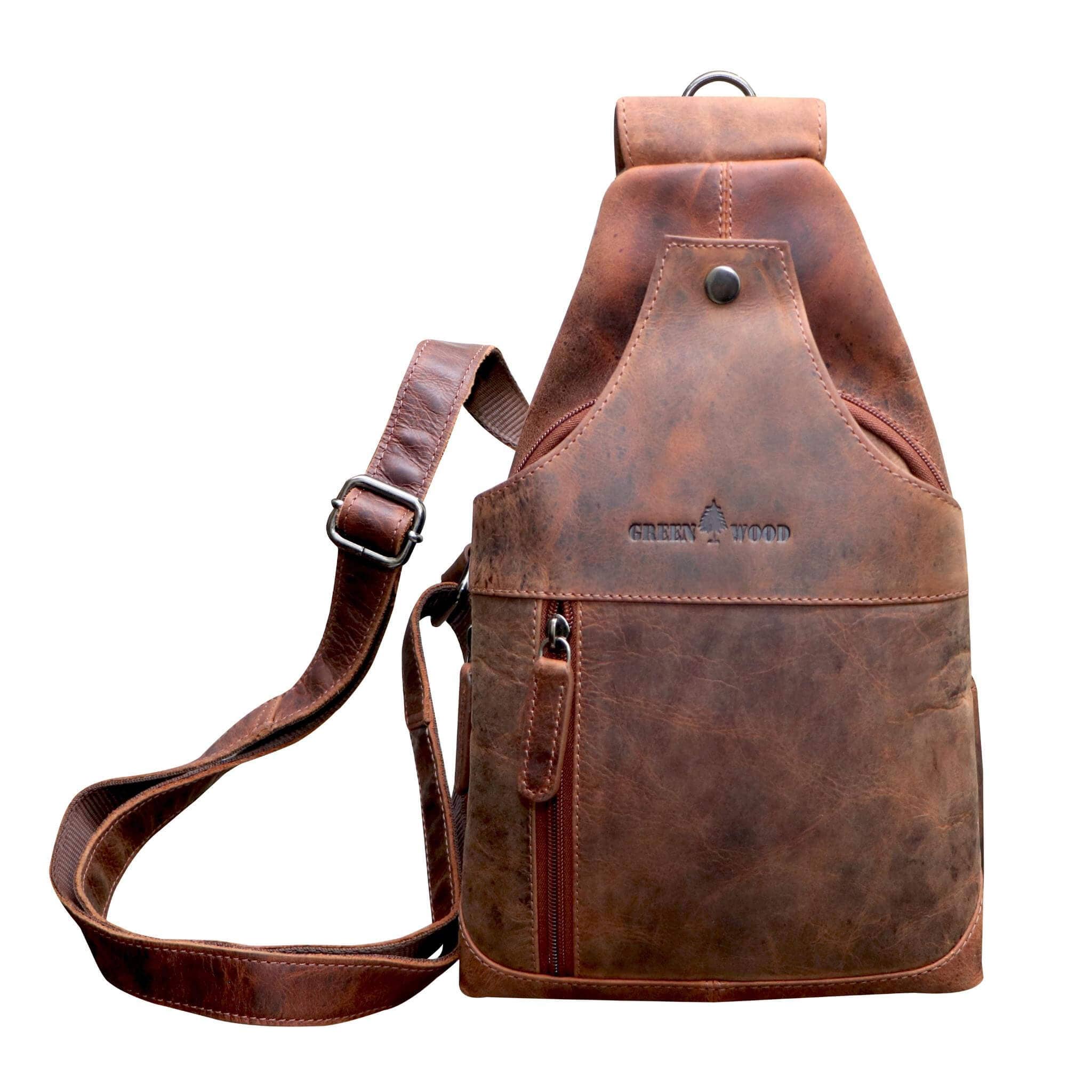 Greenwood - Wholesale Crossbody Bag - Unisex - Tom chest bag men's leather sling bag women shoulder bag6