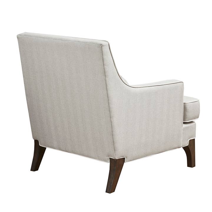 Olliix - Wholesale Chair - Welting Accent Chair with Removable Cushion, Cream *4