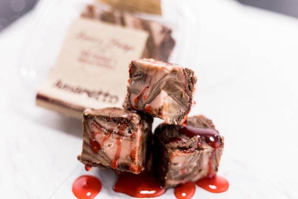 The Fudge & Snack People - Lorie's Fudge - Wholesale Fudge - Amaretto Chocolate 4 oz4