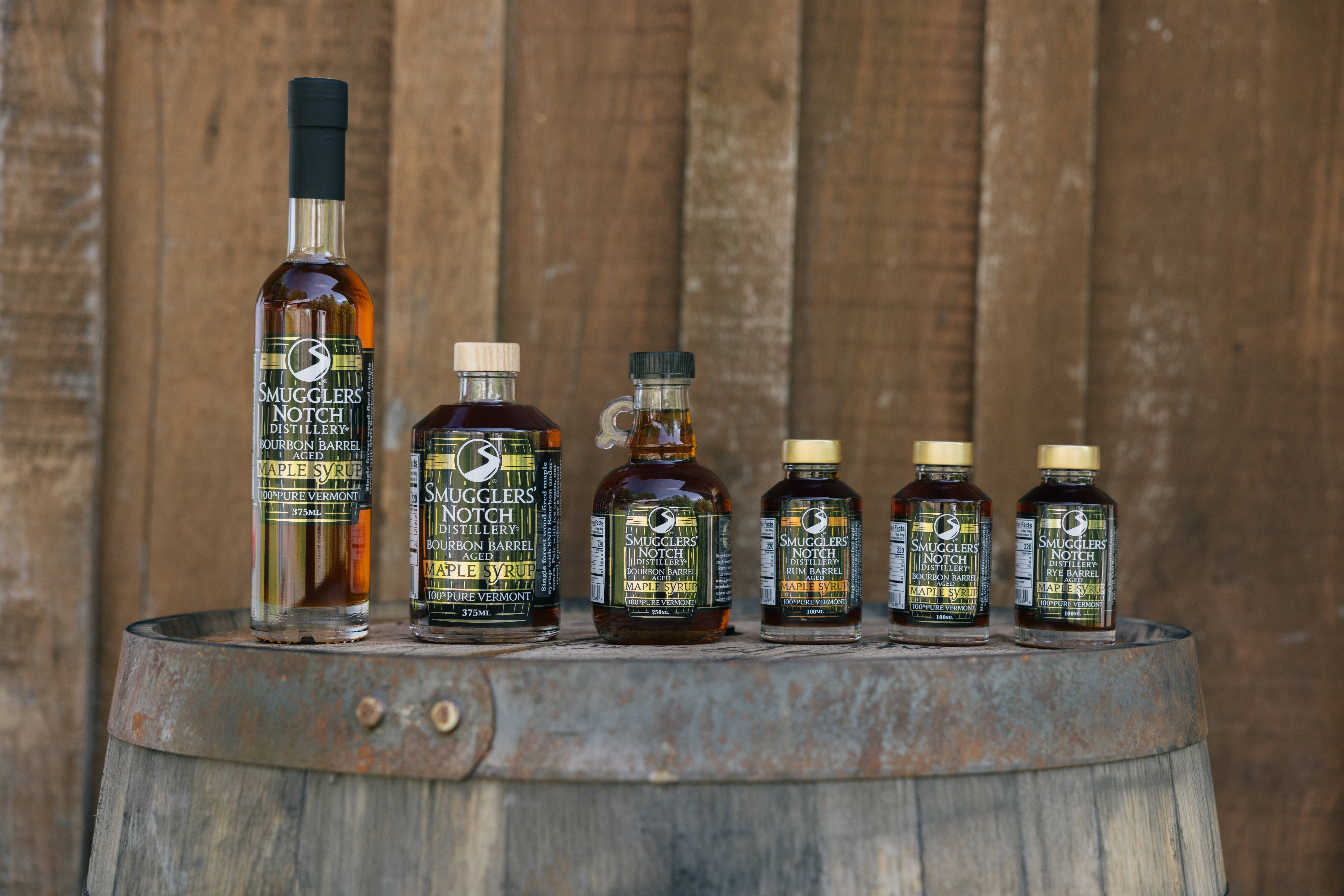 Smugglers' Notch Distillery - Wholesale Maple Syrup - Bourbon Barrel Aged 100% Pure Vermont Maple Syrup - 100 mL7