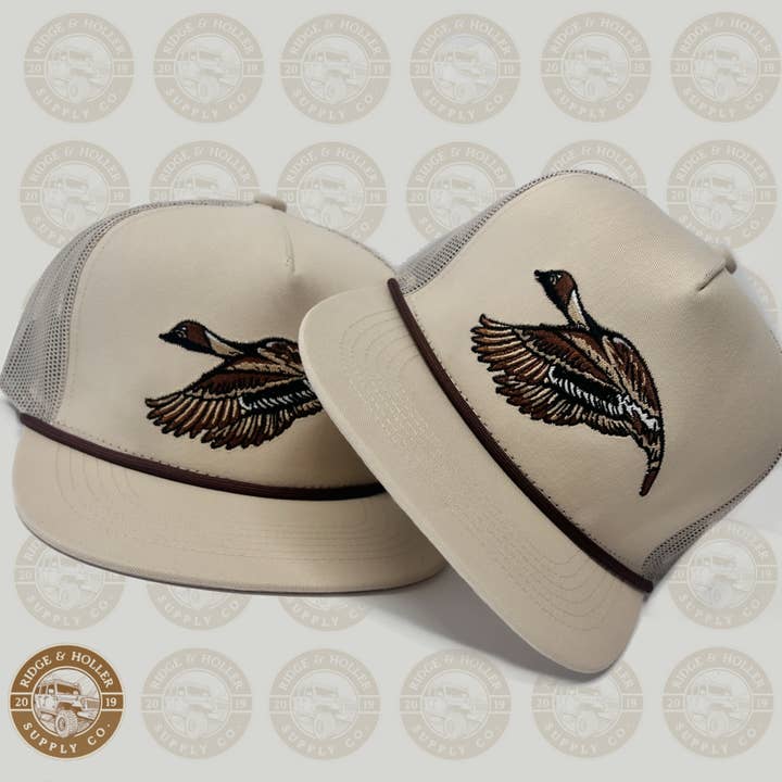 Ridge&Holler - Wholesale Flat Brim Cap - Men's - Pryorsburg Pintails