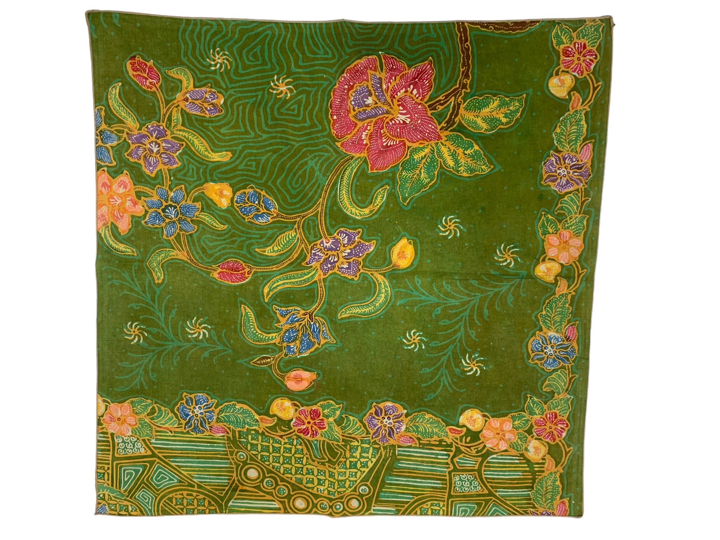 Asia West – wholesale Dinner & cloth napkin – Napkins-blue, green, orange, natural, pink & purple (set/6) 9