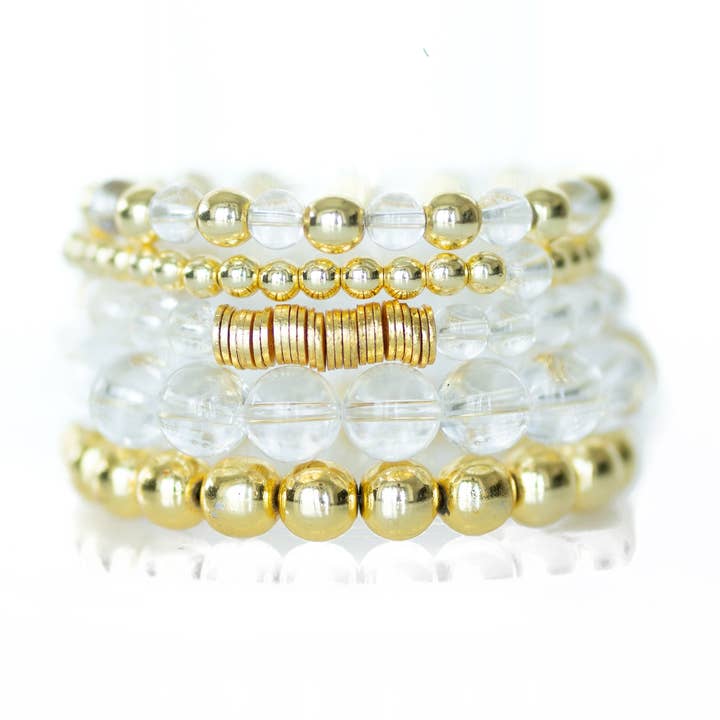 Coco's Beads and Co - Wholesale Jewelry Set - The Hannah Stack0