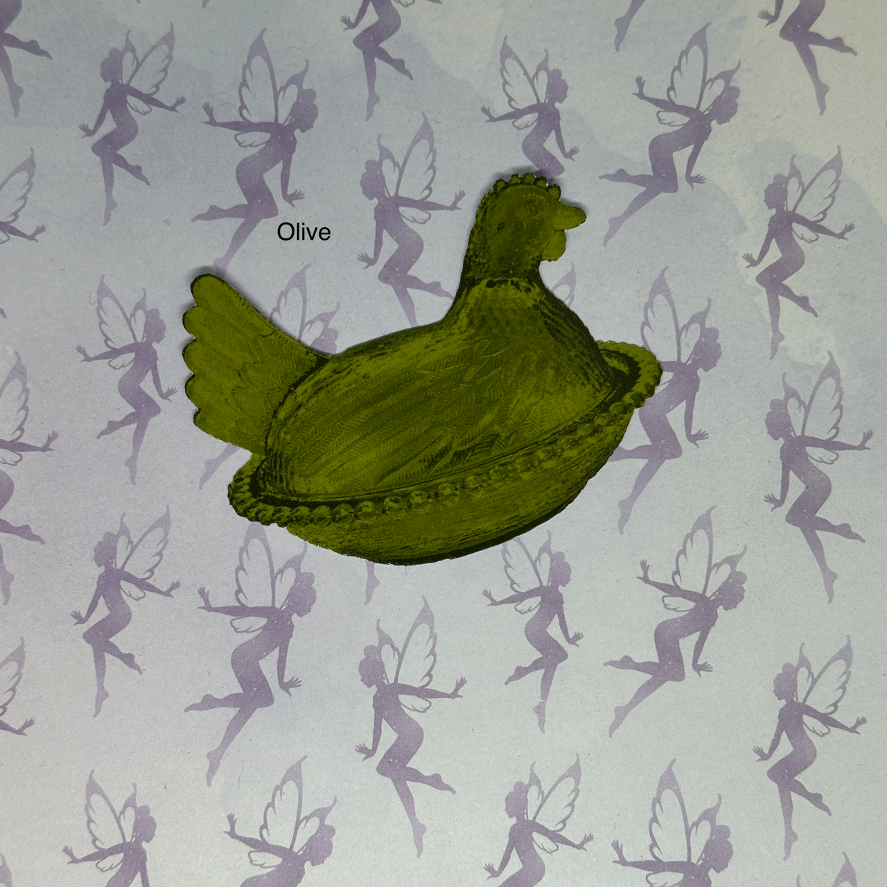 My Graphic Fairy Designs - Wholesale Sticker - Hen on Nest Sticker, Green Collection5