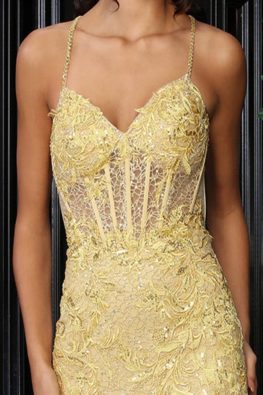 LA Merchandise - Wholesale Gown - Women's - LA8059 Corset Embroidered Prom Mermaid Evening Dress7