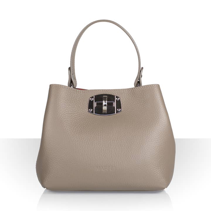 Lucia Classique Petit – Argile pour la vente par Maffei Bags