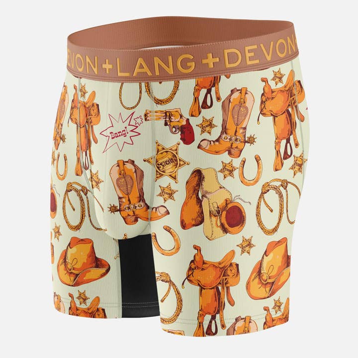Venture Boxer Brief - Saddle Up por atacado de Devon + Lang