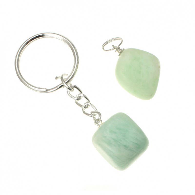 UniArt - Wholesale Keychain - Unisex - Set of Keychain and Pendant with Semiprecious Stones0