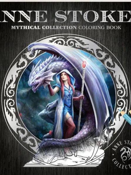 Anne Stokes: Mythical Collection Coloring Book for wholesale by Texas Bookman