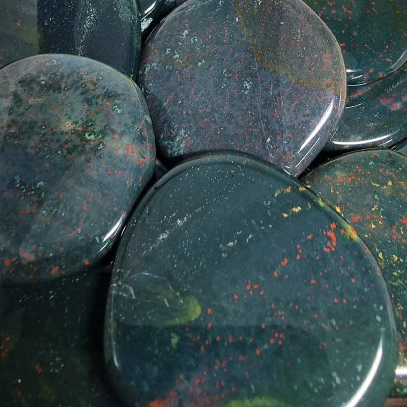 La Boîte à Cailloux - Wholesale Spiritual Stone/Crystal - Heliotrope Pebble India A1