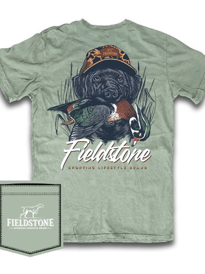 Fieldstone - Sporting Lifestyle Brand - Wholesale Screen Printed T-Shirt - Men's - Lab Woodie (502)0