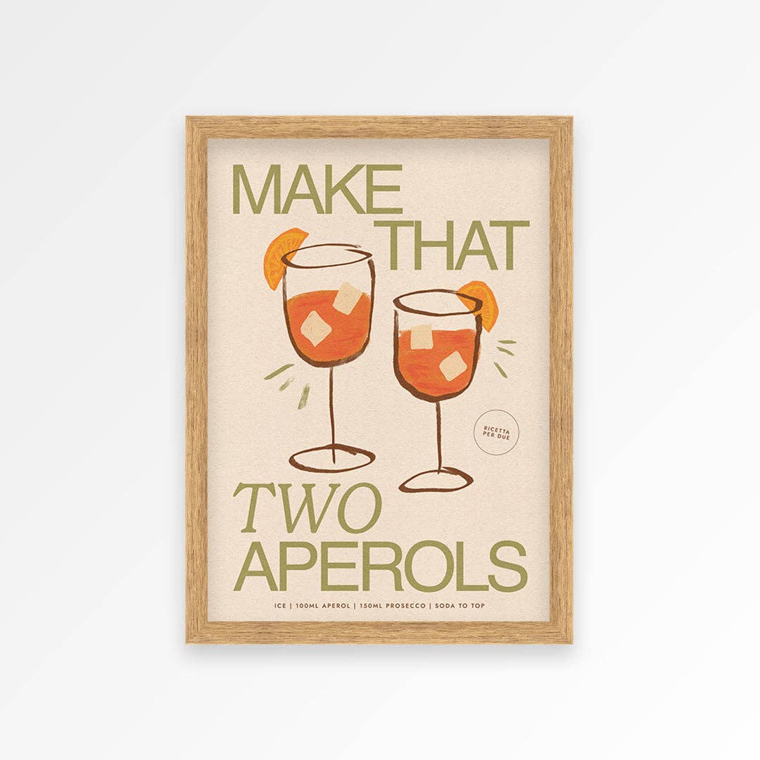 Proper Good - Wholesale Art Print - Aperol Print9