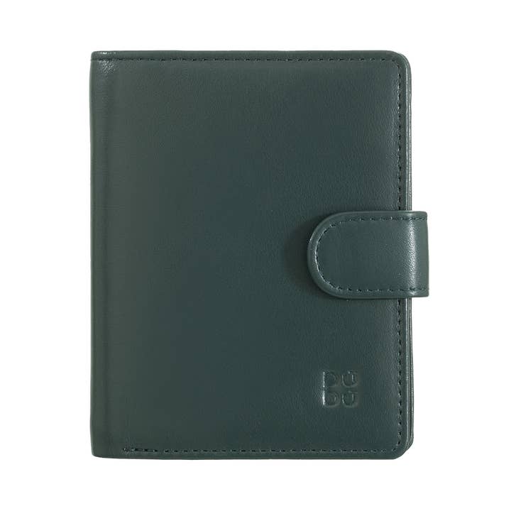 Dudu Small Women'S Leather Wallet Button Closure Mangrove for wholesale by dudu
