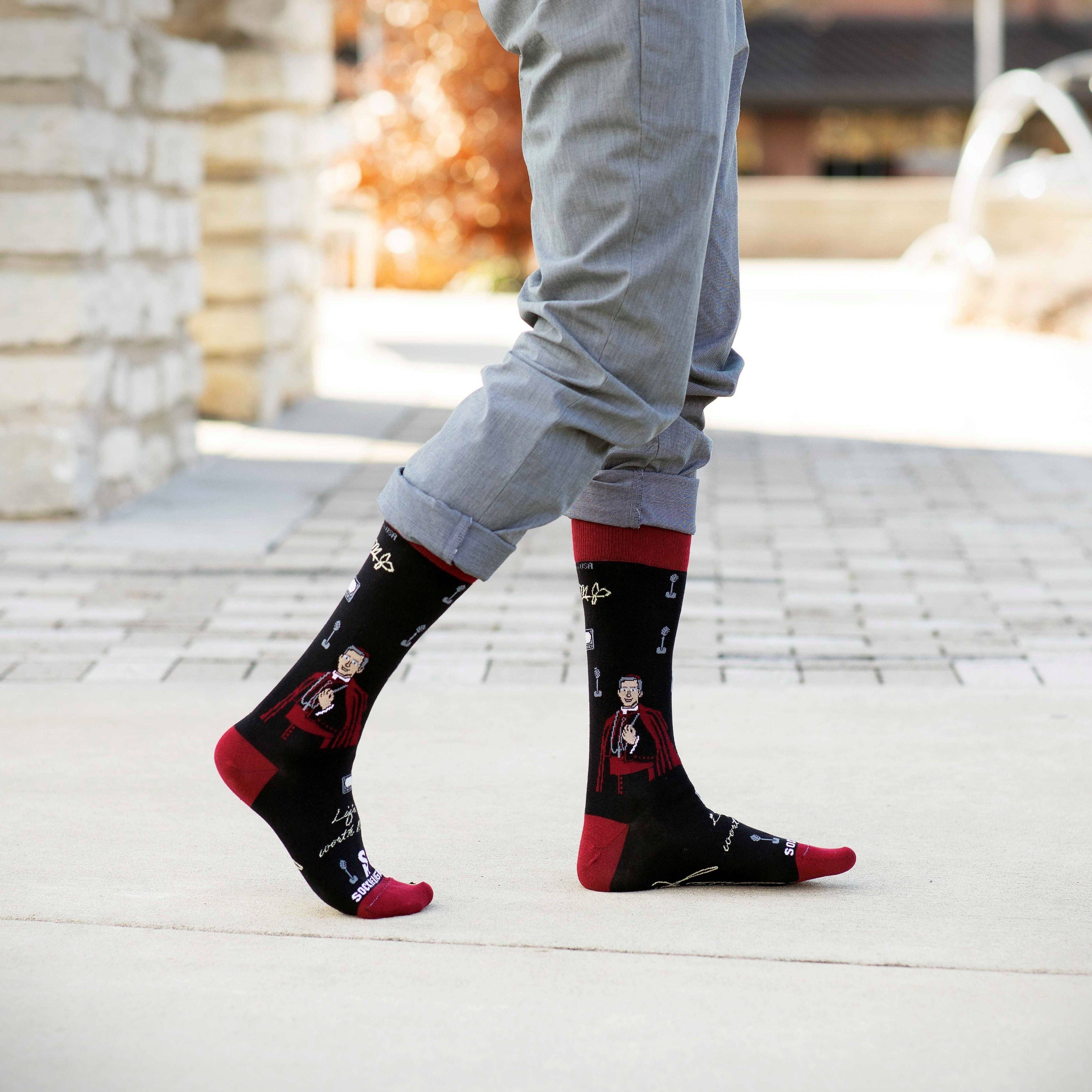 Sock Religious - Wholesale Socks - Unisex - Archbishop Fulton Sheen Adult Socks3
