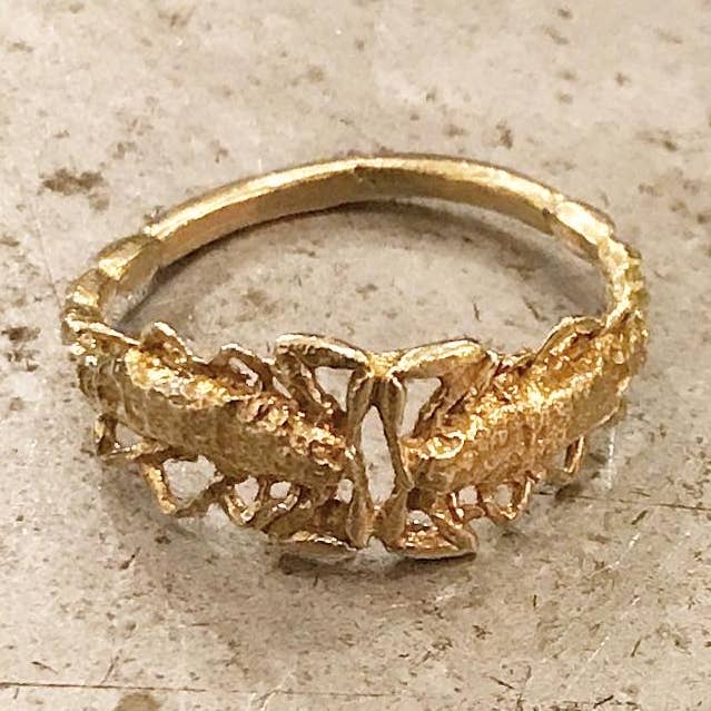 Double Scorpion Ring for wholesale by MADE IN JEWELRY