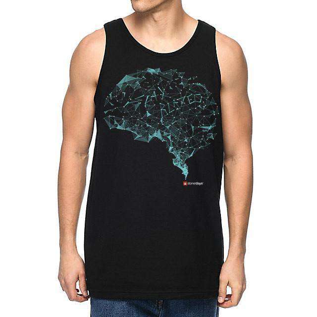 StonerDays Apparel - Wholesale Tank Top - Men's - MENS STAY BLAZED CEREBRAL CORTEX TANK