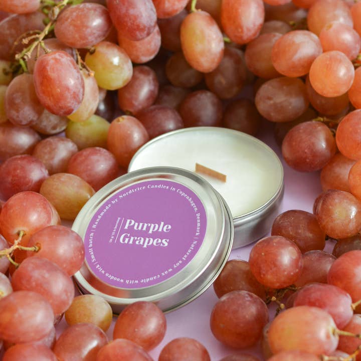 Nordtrice - Wholesale Travel Candles - Scented soy candles M, Purple Grapes 50g3