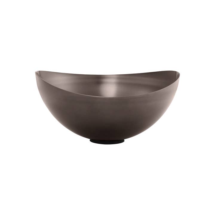 blomus - Wholesale Decorative Plate/Dish/Bowl - ONDEA Bowl Burnt Metal Finish - Stainless Steel