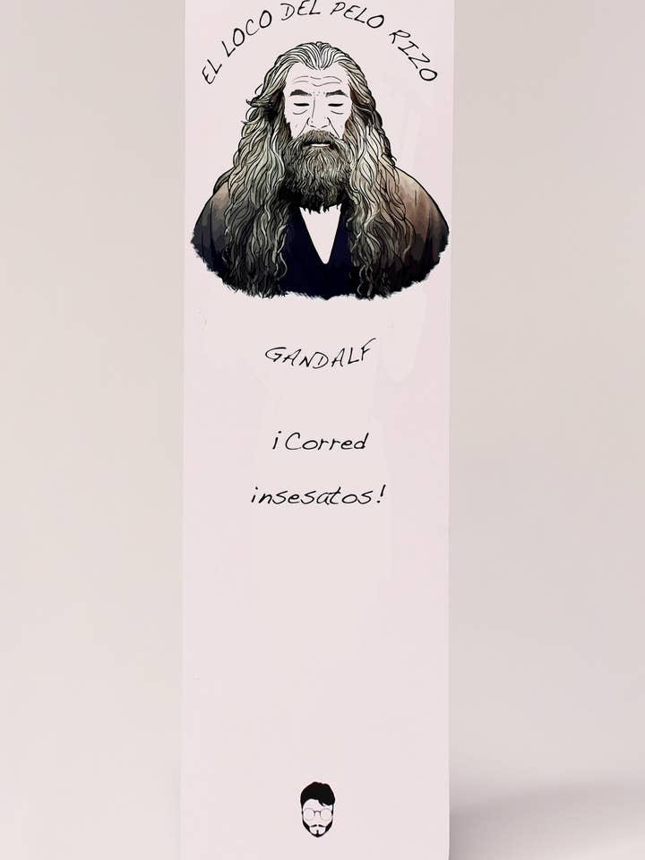 Gandalf Bookmark for wholesale by El loco del Pelo Rizo