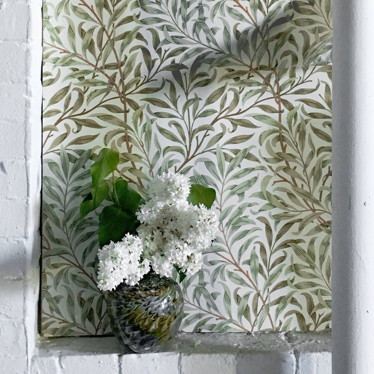 JCampbell - Venta al por mayor Papel pintado - Láminas de papel pintado Morris Willow Wall Stencil1