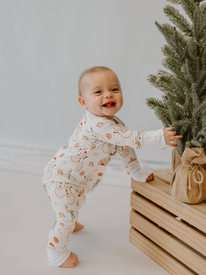 Jingle Bells and Sea Shells Zippy for wholesale by Little Beam Co.