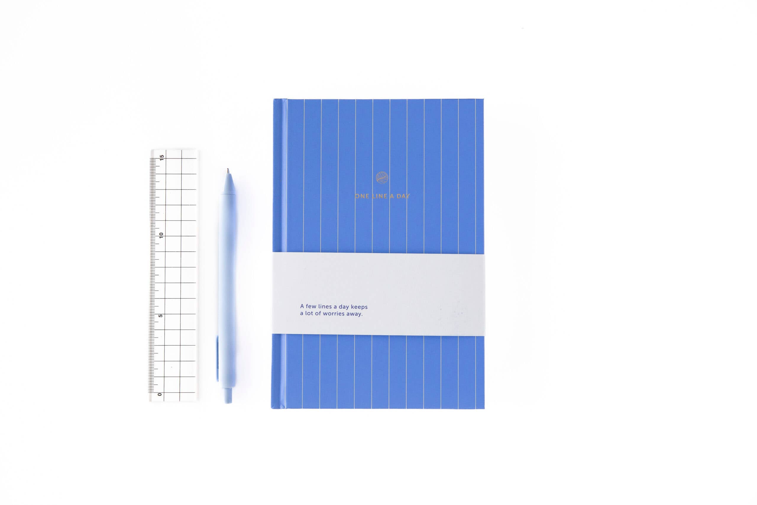 A-Journal Stationery - Wholesale Notebook - A-Journal One Line a Day - Lavender Stripes2