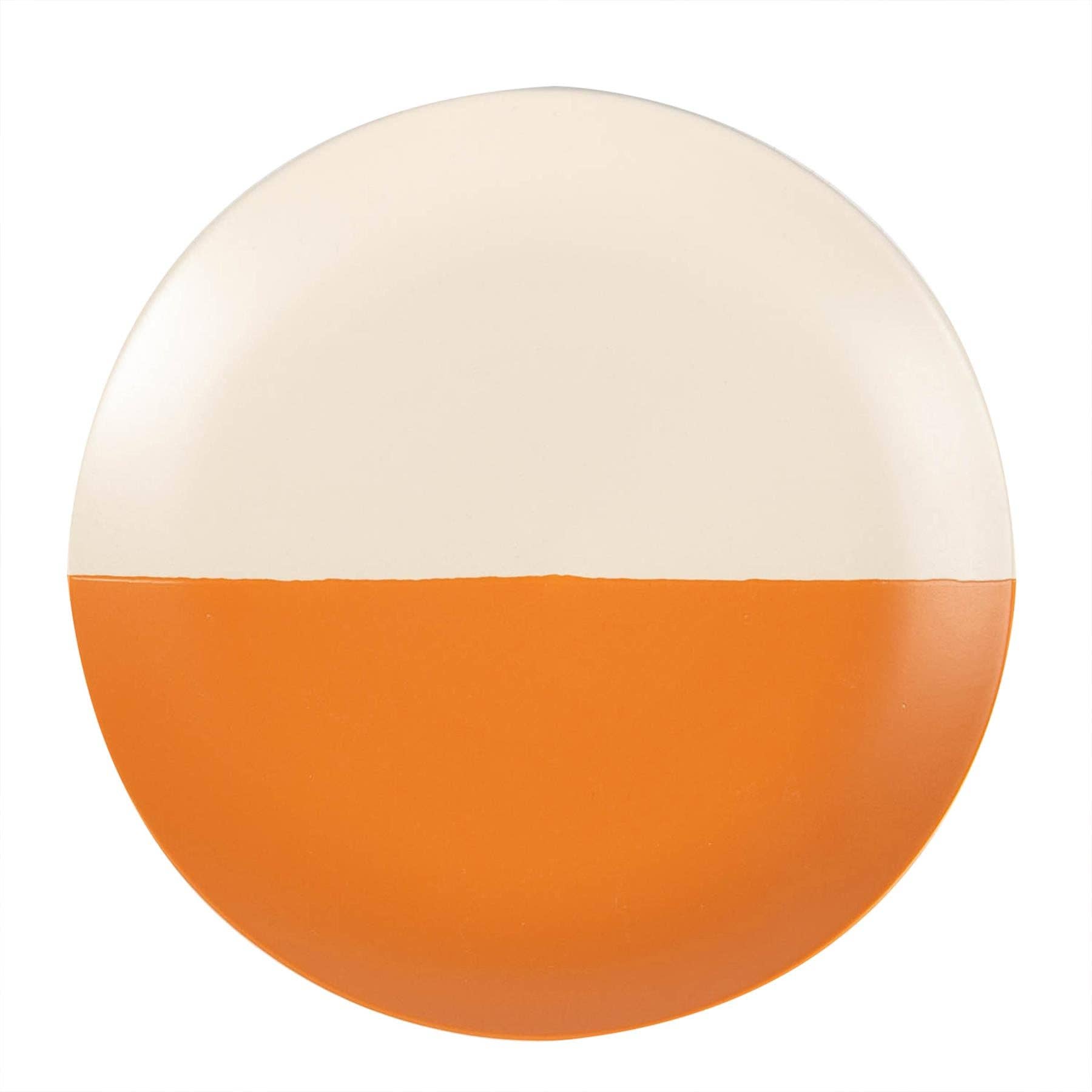Rinkit Ltd - Vente Assiette - Assiette de dîner en céramique Nicola Spring, 20,5 cm, orange bicolore0