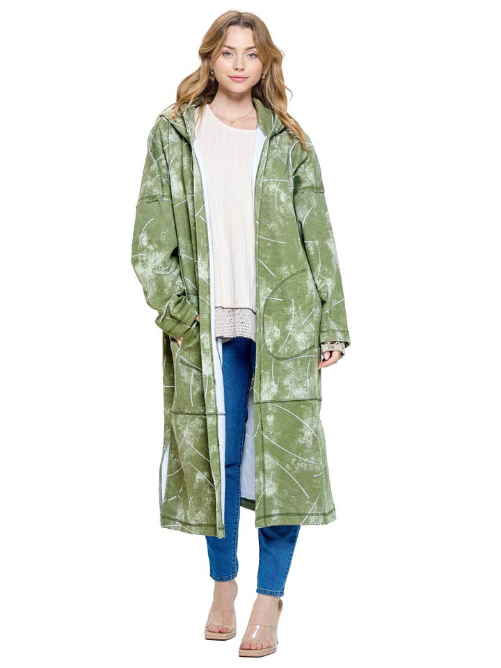 SALE Long Jacket Patchwork Stitching Tie Dye Design and other Purchase Wholesale patchwork jacket. Free Returns & Net 60 Terms on Faire trending on Faire.