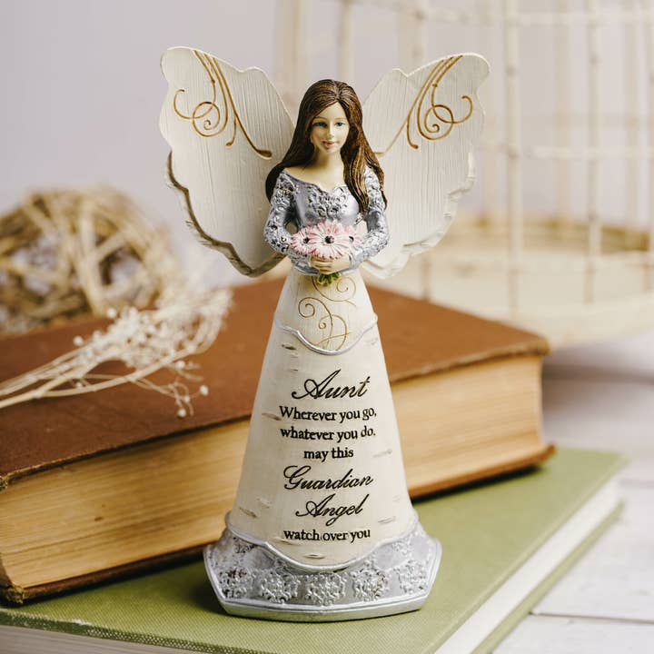 Pavilion - Wholesale Decorative Figurine - Aunt Guardian Angel - 6" Guardian Angel