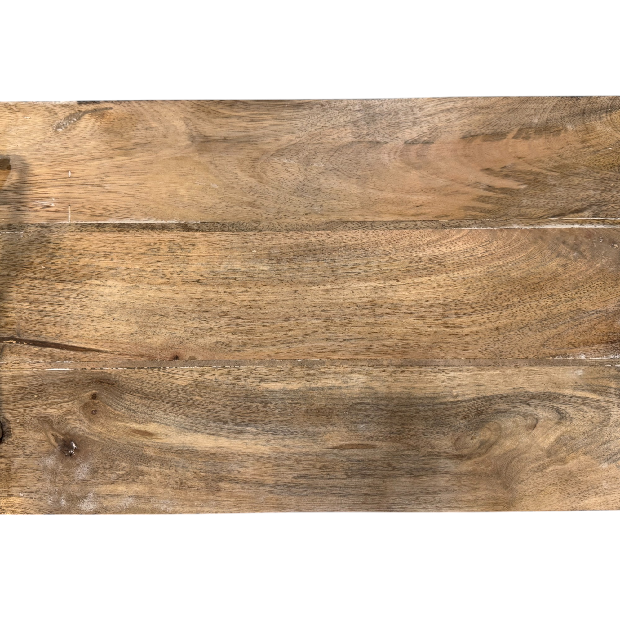 Wilco Home - Vente Plateaux de service - Ensemble de 2 plateaux de service en bois avec poignées en nickel poli10