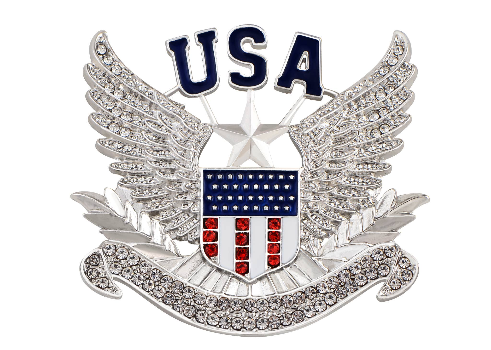 AK Brand – Großhandel Broschen – Brosche mit amerikanischer Flagge der USA, 4. Juli111