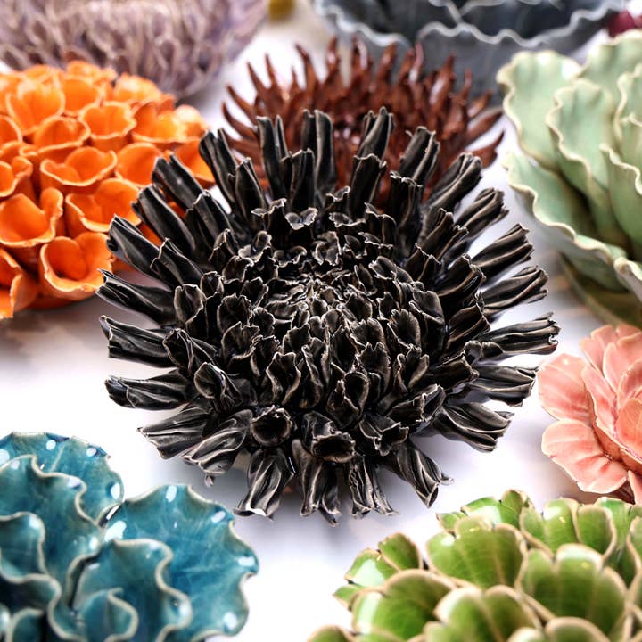 Chive - Wholesale Wall Accent - Ceramic Flowers Collection 5