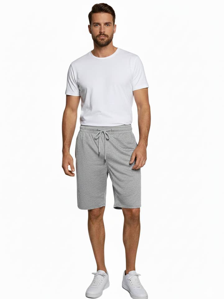 Pantaloncini sportivi morbidi da uomo: comodi e versatili per la vendita all'ingrosso da parte di Lime Tree Clothing Inc.