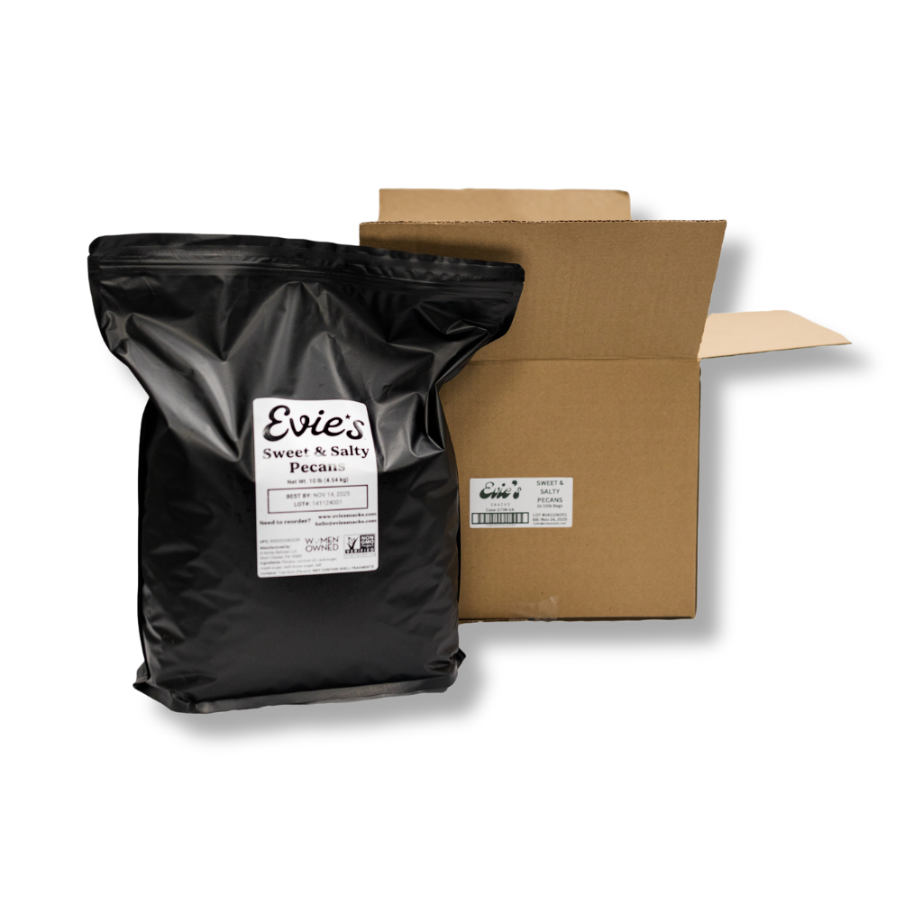 Evie's Snacks - Wholesale Nuts - Sweet & Salty Pecans Bulk (10lb)1