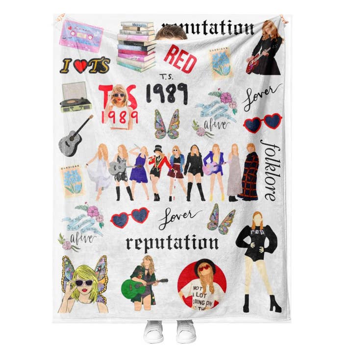 Little Trendy - Wholesale Throw Blanket - Taylor Swift Inspired Throw Blanket