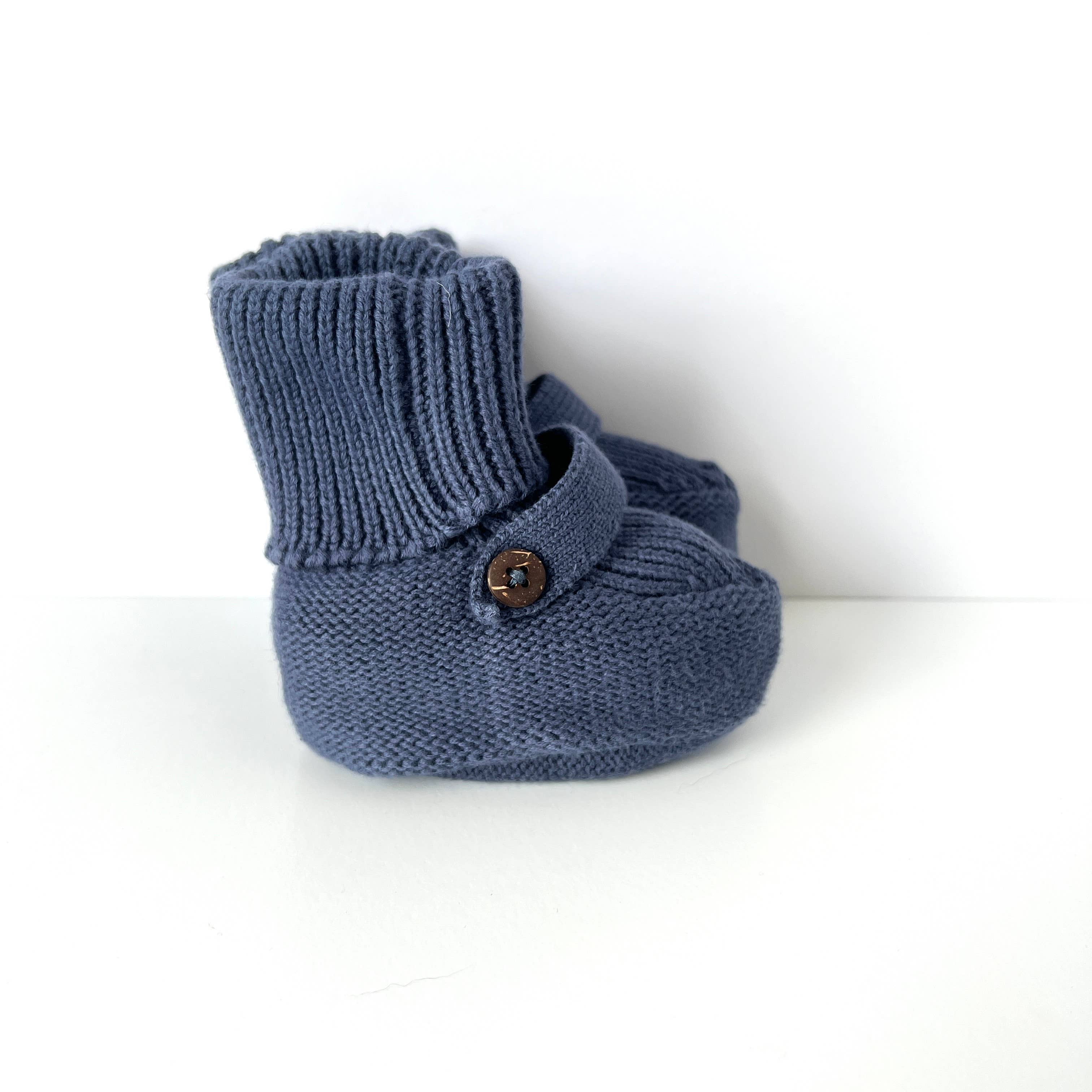 Viverano Organics - Wholesale Booties - Baby - Milan Earthy Baby Booties Shoes Sweater Knit -Organic Cotton0