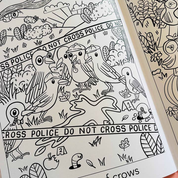 Pixiecraft - Wholesale Coloring & Activity Book - Kids & Baby - A crown of kingfishers: A collective noun colouring book4