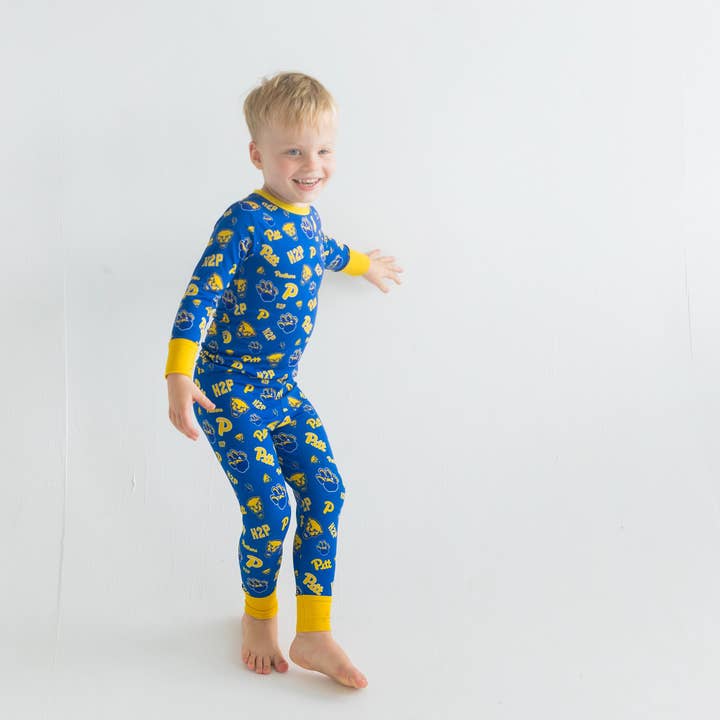 Tailgate Tikes - Wholesale Sleepwear Set - Kids - Pitt Panthers Two-Piece Pajama Set12