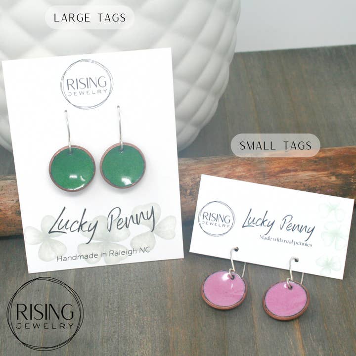 Rising Jewelry - Wholesale Dangle Earrings - Earrings | Lucky Penny | Handmade | Gifts for Women
