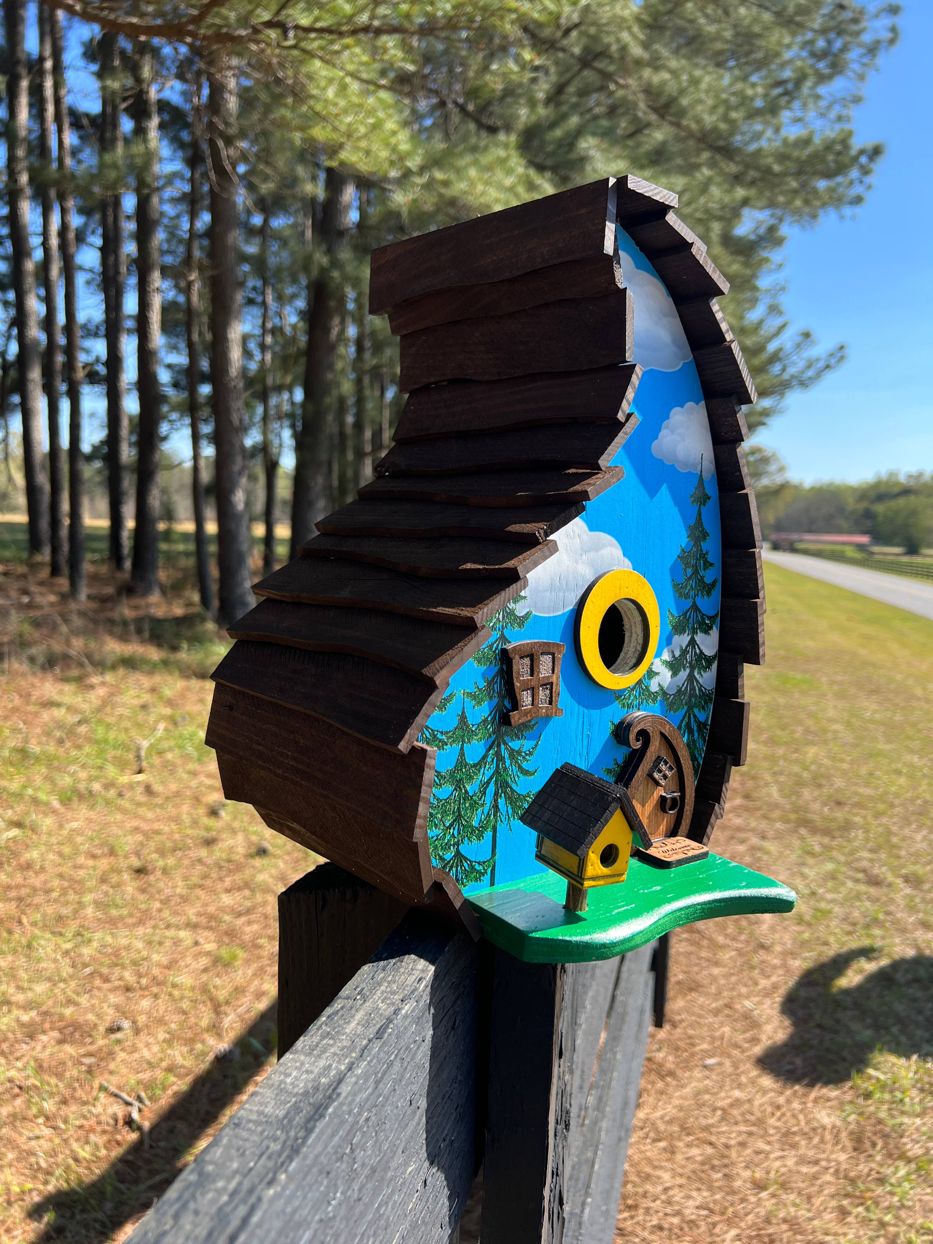 Southern Roots Designs - Wholesale Bird House - BIRDHOUSE, Unique Birdhouse, Whimsical Birdhouse, Colorful5