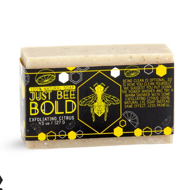 Just Bee Bold Exfoliërende citruszeep voor wholesale door Just Bee