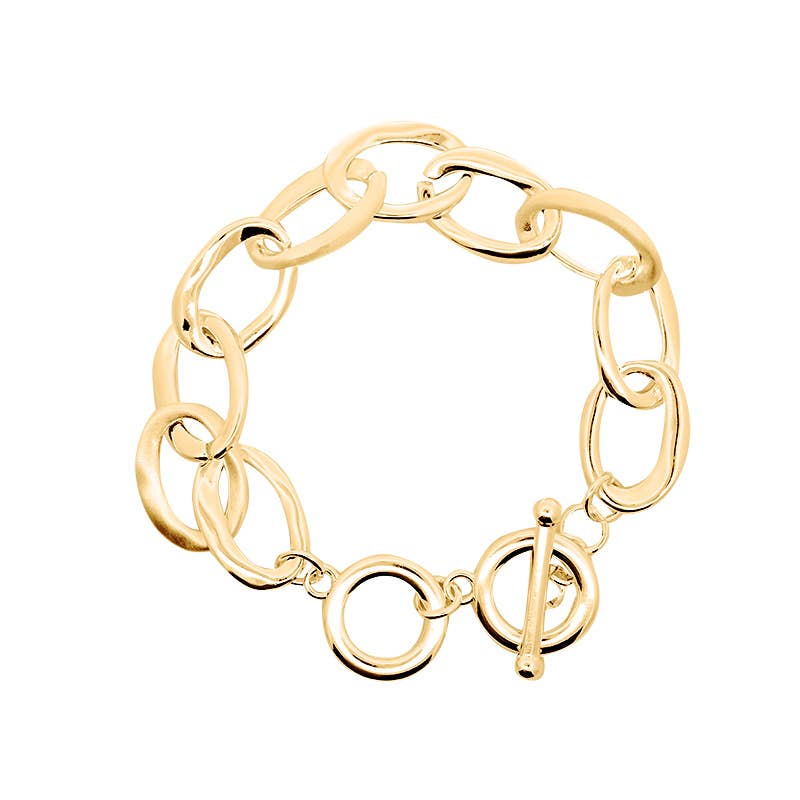 AMORINO SRL - Wholesale Link & Chain Bracelet - OVAL LINK CHAIN BRACELET - SW2560B850