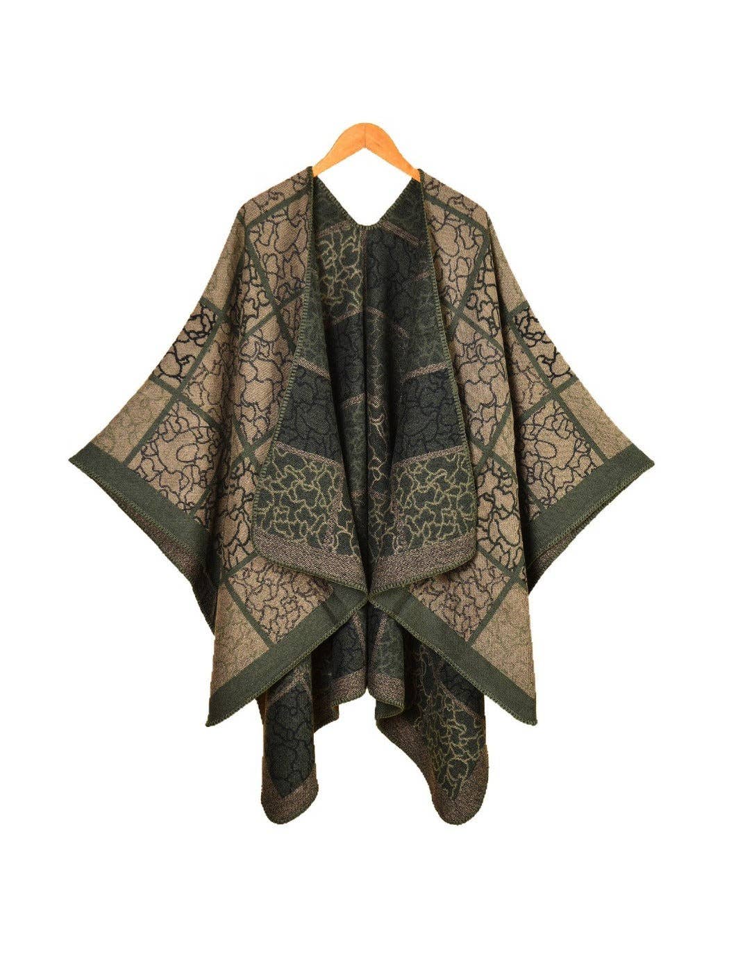 Funkyrel® Atzbranding Limited - Wholesale Scarf - Women's - Scarvii - Large Size Line Plaid Scarf Shawl5