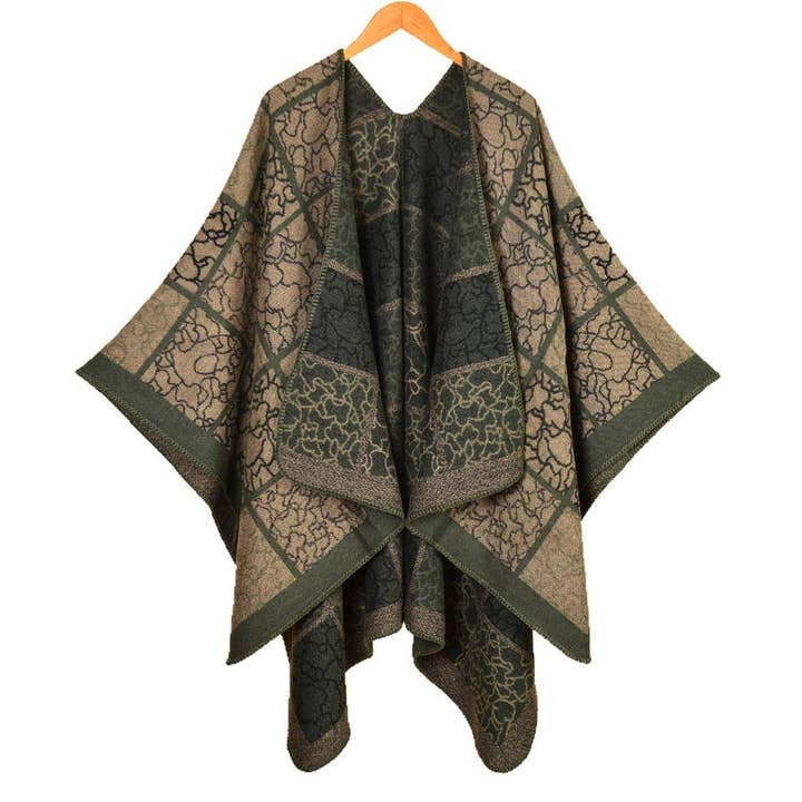 Funkyrel® Atzbranding Limited - Wholesale Scarf - Women's - Scarvii - Large Size Line Plaid Scarf Shawl5