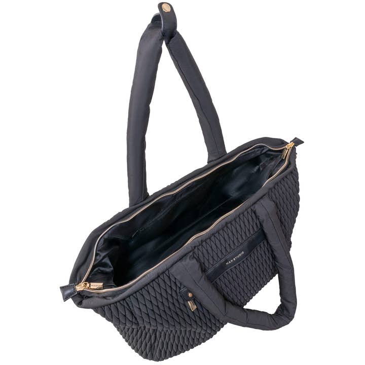 Magid - Wholesale Weekender Bag - Women's - Max Studio Nylon Quilted Doctor Satchel Duffel