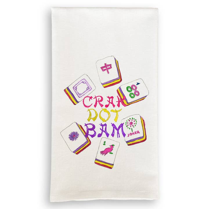 Piastrelle Mahjong rosa, gialle e viola per la vendita all'ingrosso da parte di French Graffiti