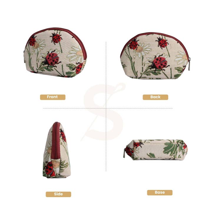 SignareArt - Wholesale Makeup/Cosmetic Bag - COSM-LDBD | Ladybug Cosmetic Make Up Bag1