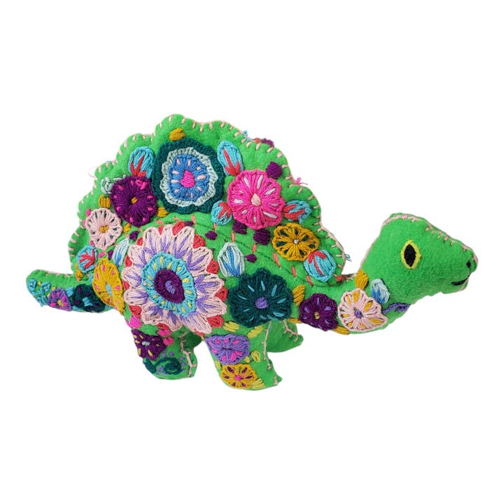 The Little Pueblo - Vente Peluche – enfant et bébé - Stégosaure, dinosaure Animalito, originaire du Chiapas, au Mexique1
