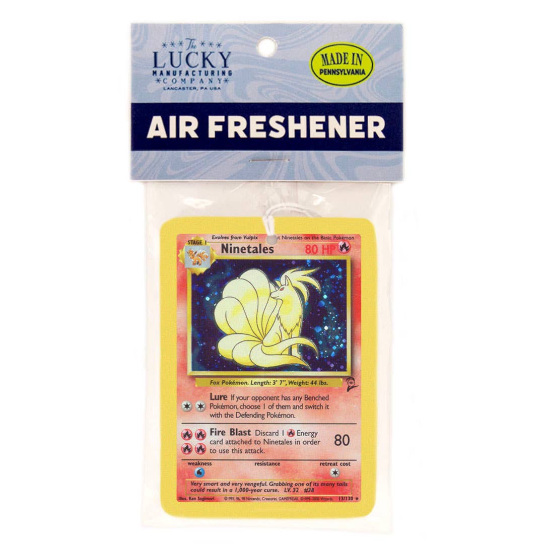 Lucky Mfg. Co. - Wholesale Air Freshener - Ninetales Pokemon Card Air Freshener2