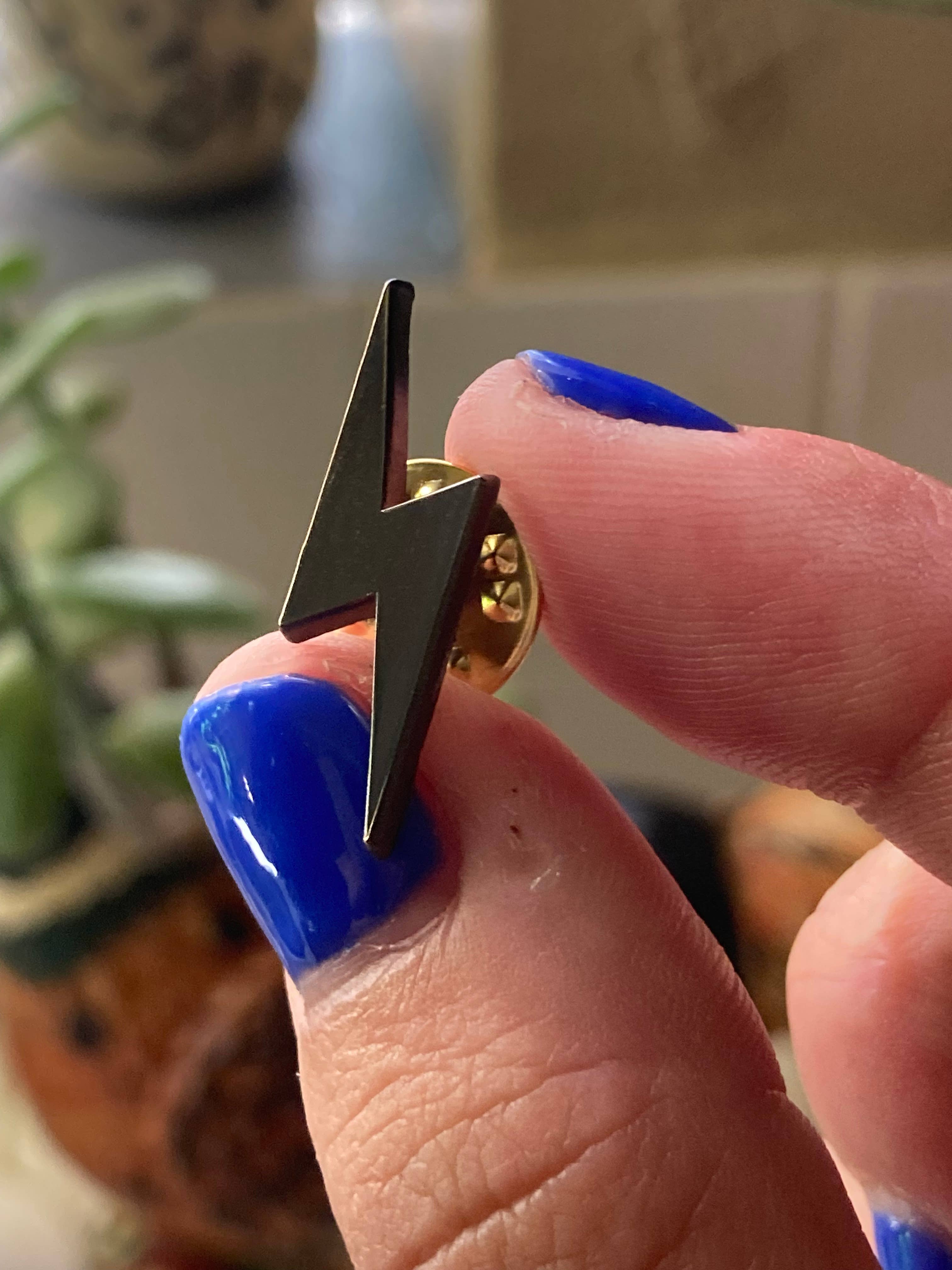 Born Rad Shop - Wholesale Lapel Pin/Button - Gunmetal Bolt Pin Limited Edition 1